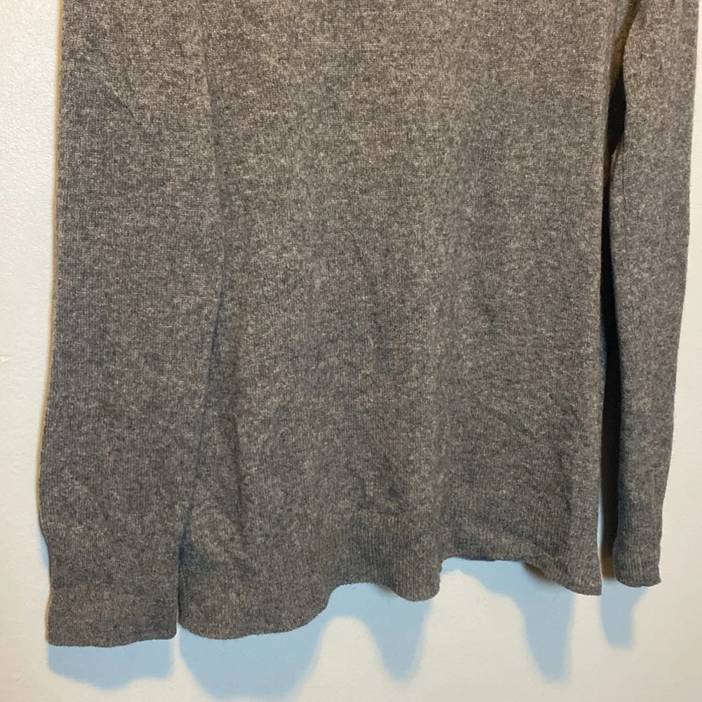 Equipment Delafine 100% Cashmere Sweater Women’s Large Gray - Picture 5 of 13